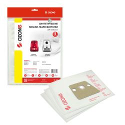 Мешки-пылесборники Ozone синтетические 3 шт для ROWENTA