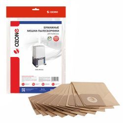 Мешки-пылесборники Ozone бумажные 10 шт для GHIBLI