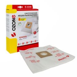 Мешки-пылесборники Ozone синтетические 5 шт + микрофильтр для ROWENTA, OBH NORDICA, MOULINEX и др. Мешки-пылесборники Ozone синтетические 5 шт + микрофильтр для ROWENTA, OBH NORDICA, MOULINEX и др.