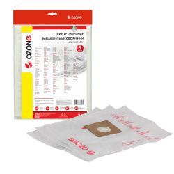 Мешки-пылесборники Ozone синтетические 3 шт для SALCO, FUNAI, ATLANTA и др. Мешки-пылесборники Ozone синтетические 3 шт для SALCO, FUNAI, ATLANTA и др.