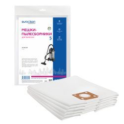 Мешки-пылесборники Euroclean синтетические 5 шт для DAEWOO, OASIS, ПУЛЬСАР и др.