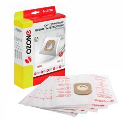 Мешки-пылесборники Ozone синтетические для станции робота-пылесоса для TEFAL