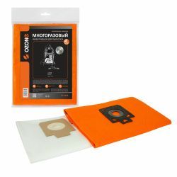 Мешок-пылесборник Ozone многоразовый c высокой степенью защиты HEPA-фильтра, с текстильной застежкой для LAVOR