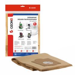 Мешки-пылесборники Ozone бумажные 5 шт для AFC, ANNOVI REVERBERI, BORT и др.