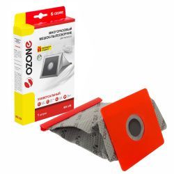 Универсальный многоразовый мешок-пылесборник Ozone для пылесоса, фланец 120х130 + микрофильтр