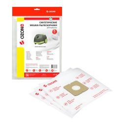 Мешки-пылесборники Ozone синтетические 3 шт для FAKIR, HANSEATIC, OTTO и др. Мешки-пылесборники Ozone синтетические 3 шт для FAKIR, HANSEATIC, OTTO и др.