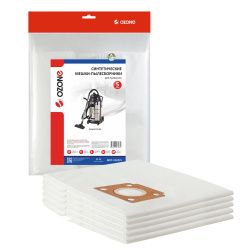 Мешки-пылесборники Ozone синтетические 5 шт для DAEWOO, OASIS, STURM и др.