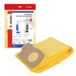 Мешки-пылесборники Ozone бумажные 5 шт для COLUMBUS, SEBO