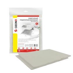 Микрофильтр универсальный Ozone синтетический предмоторный для пылесоса, 250х200 мм