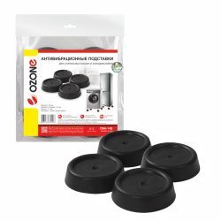 Антивибрационные подставки Ozone CMA-14B, черные круглые