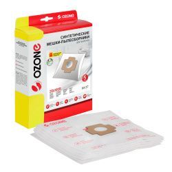 Мешки-пылесборники Ozone синтетические 5 шт + микрофильтр для METEOR, ROTEL, ZELMER и др.