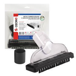 Универсальная щетка для профессионального пылесоса Ozone с синтетическим ворсом, под трубку 32 и 35 мм