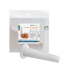Насадка на мясорубку Eurokitchen для набивки колбас, диаметр прилегающего к решетке кольца 64 мм, длина 153,5 мм