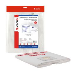 Универсальные синтетические мешки-пылесборники Ozone, диаметр фланца 59-70 мм, до 72 л, 5 шт