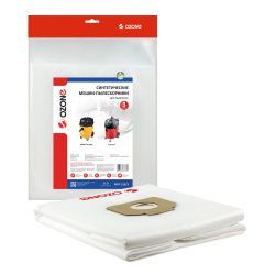 Мешки-пылесборники Ozone синтетические 3 шт для DEWALT, FLEX