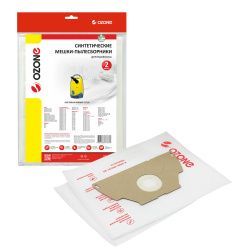 Мешки-пылесборники Ozone синтетические 2 шт для AEG, ALFATEC, BRAUN и др.