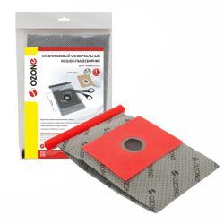 Универсальный многоразовый мешок-пылесборник Ozone для пылесоса, фланец 100х130