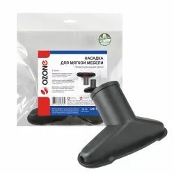 Насадка для профессионального пылесоса Ozone для мебели со вставками для сбора шерсти, под трубку 32 мм