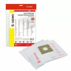 Мешки-пылесборники Ozone синтетические 3 шт для HOTPOINT-ARISTON, FAKIR, BORK и др.