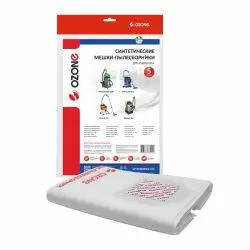 Мешки-пылесборники Ozone синтетические для работы с тяжелым мусором 5 шт для ANNOVI REVERBERI, BORT, COLUMBUS и др.