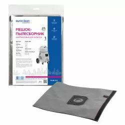 Мешок-пылесборник Euroclean многоразовый с текстильной застежкой для BAIYUN, CHAO BAO, COMAC и др.