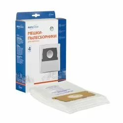 Мешки-пылесборники Euroclean синтетические 4 шт для ROWENTA
