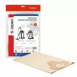 Мешки-пылесборники Ozone бумажные 5 шт для FUBAG, P.I.T., ДИОЛД и др.