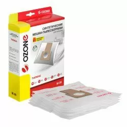 Мешки-пылесборники Ozone синтетические 5 шт + микрофильтр для THOMAS