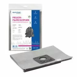 Мешок-пылесборник Euroclean многоразовый с пластиковым зажимом для CLEANFIX, COLUMBUS, HAKO и др.