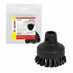 Щетка круглая большая для пароочистителя Ozone с синтетической щетиной для KARCHER