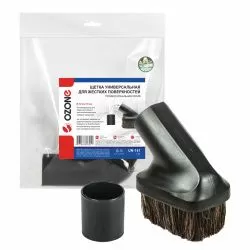 Универсальная щетка для профессионального пылесоса Ozone с натуральным ворсом, под трубку 32 и 35 мм