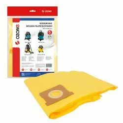 Мешки-пылесборники Ozone бумажные 5 шт для BORT, DEWALT, DEXTER и др.