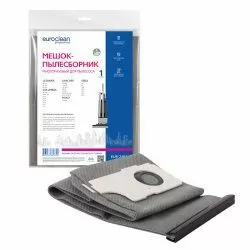 Мешок-пылесборник Euroclean многоразовый с пластиковым зажимом для CLEANFIX, COLUMBUS, HAKO и др.