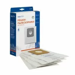 Мешки-пылесборники Euroclean синтетические 4 шт для AFK, DAEWOO, DIRT DEVIL и др.