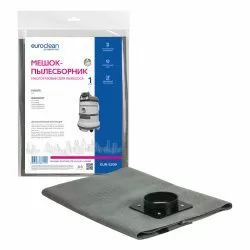 Мешок-пылесборник Euroclean многоразовый 20 л с текстильной застежкой для GISOWATT, MAKITA