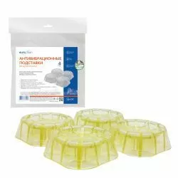 Антивибрационные подставки Euroclean VA-23T, прозрачные