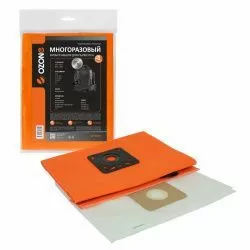 Мешок-пылесборник Ozone многоразовый c высокой степенью защиты HEPA-фильтра, с текстильной застежкой для CLEANFIX, COLUMBUS, HAKO и др.