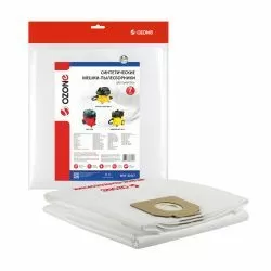 Мешки-пылесборники Ozone синтетические 7 шт для BORT, CROWN, DEWALT и др.