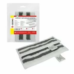 Комплект абразивных салфеток Ozone к насадке для пола для пароочистителя, 2 шт для KARCHER