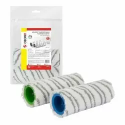 Комплект универсальных роликовых щеток Ozone для электрошвабры, цвет серый для KARCHER