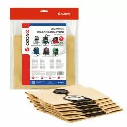 Мешки-пылесборники Ozone бумажные 5 шт для MAFELL, ИНТЕРСКОЛ, BOSCH и др.