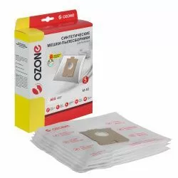 Мешки-пылесборники Ozone синтетические 5 шт + микрофильтр для AEG, HANSEATIC, PRIVILEG и др.