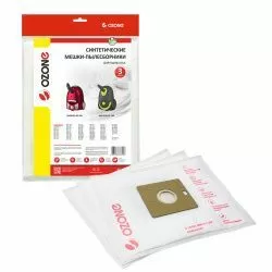 Мешки-пылесборники Ozone синтетические 3 шт для DAEWOO