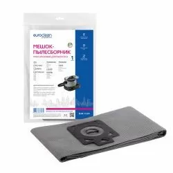 Мешок-пылесборник Euroclean многоразовый с пластиковым зажимом для AFC, CHAO BAO, CLEANFIX и др.