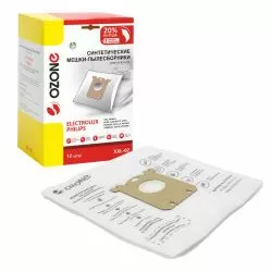 Мешки-пылесборники Ozone синтетические 12 шт + 2 микрофильтра для ELECTROLUX, QUELLE, SATRAP и др.