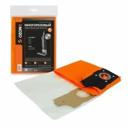 Мешок-пылесборник Ozone многоразовый c высокой степенью защиты HEPA-фильтра, с текстильной застежкой для COLUMBUS, SEBO