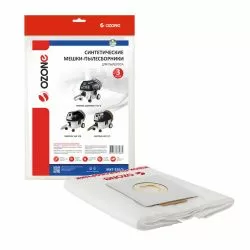 Мешки-пылесборники Ozone синтетические 3 шт для FESTOOL, PROTOOL