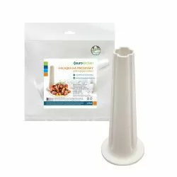 Насадка на мясорубку Eurokitchen для набивки колбас, диаметр прилегающего к решетке кольца 59 мм, длина 153,5 мм