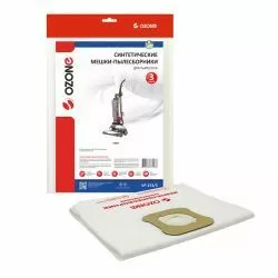 Мешки-пылесборники Ozone синтетические 3 шт для KIRBY