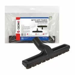 Щетка для профессионального пылесоса Ozone с натуральным ворсом для гладких поверхностей, под трубку 32 мм